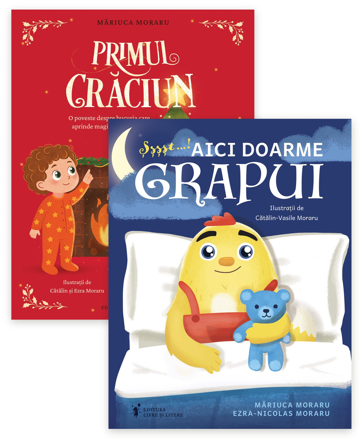 Pachet de două cărți: Aici doarme Grapui și Primul Crăciun